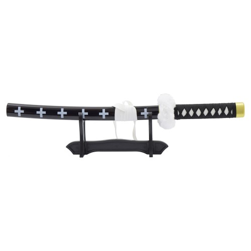 MINI ORNAMENTAL BAMBOO KATANA WITH TABLE STAND (ZS521BKMI-WD)