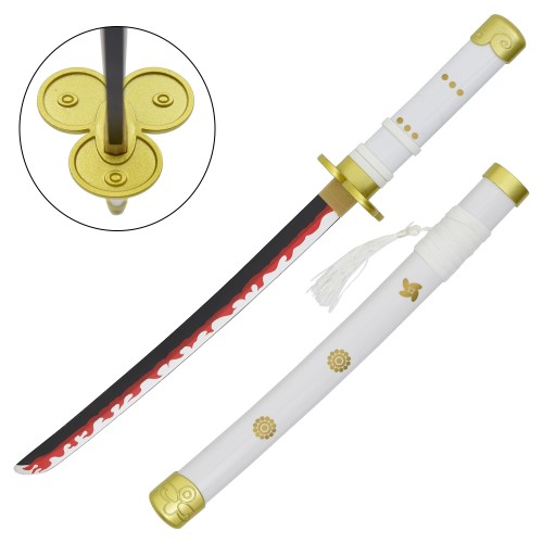 MINI ORNAMENTAL BAMBOO KATANA WITH TABLE STAND (ZS661WMI-WD)