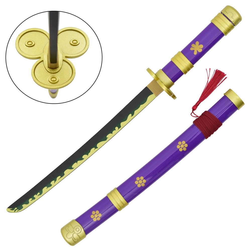 MINI ORNAMENTAL BAMBOO KATANA WITH TABLE STAND (ZS661VMI-WD)