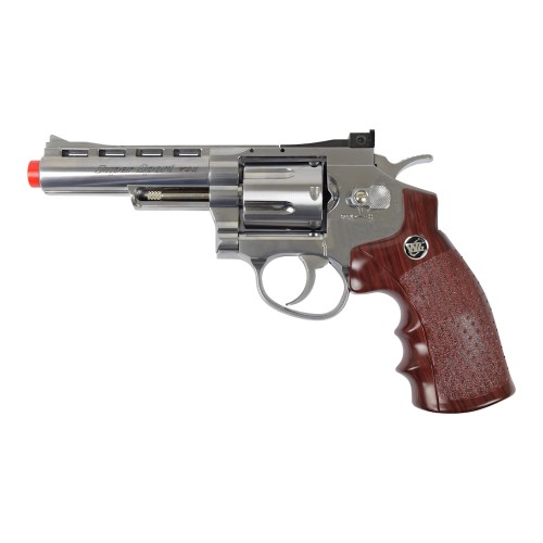 WIN GUN CO2 REVOLVER 4" SILVER (C 701S)