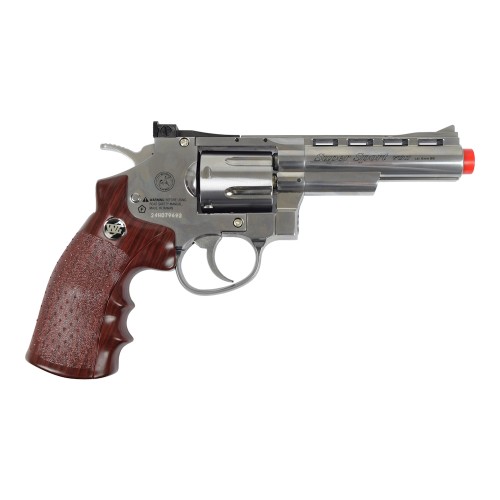 WIN GUN CO2 REVOLVER 4" SILVER (C 701S)