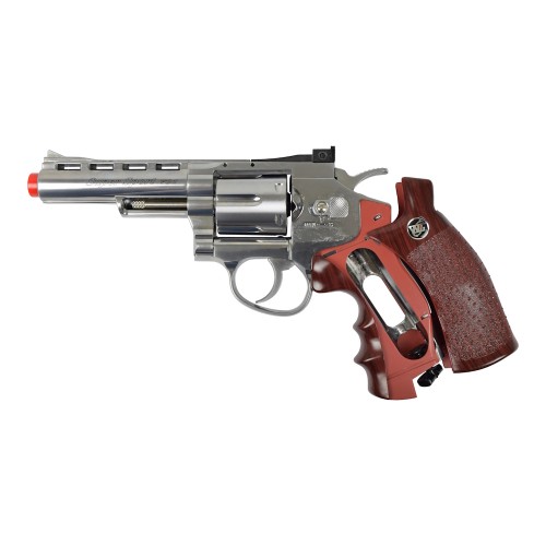 WIN GUN CO2 REVOLVER 4" SILVER (C 701S)