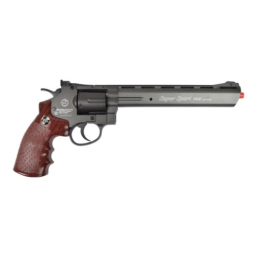 WIN GUN CO2 REVOLVER 8" BLACK (C 703B)