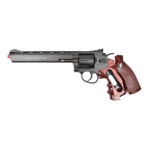 WIN GUN CO2 REVOLVER 8" BLACK (C 703B)