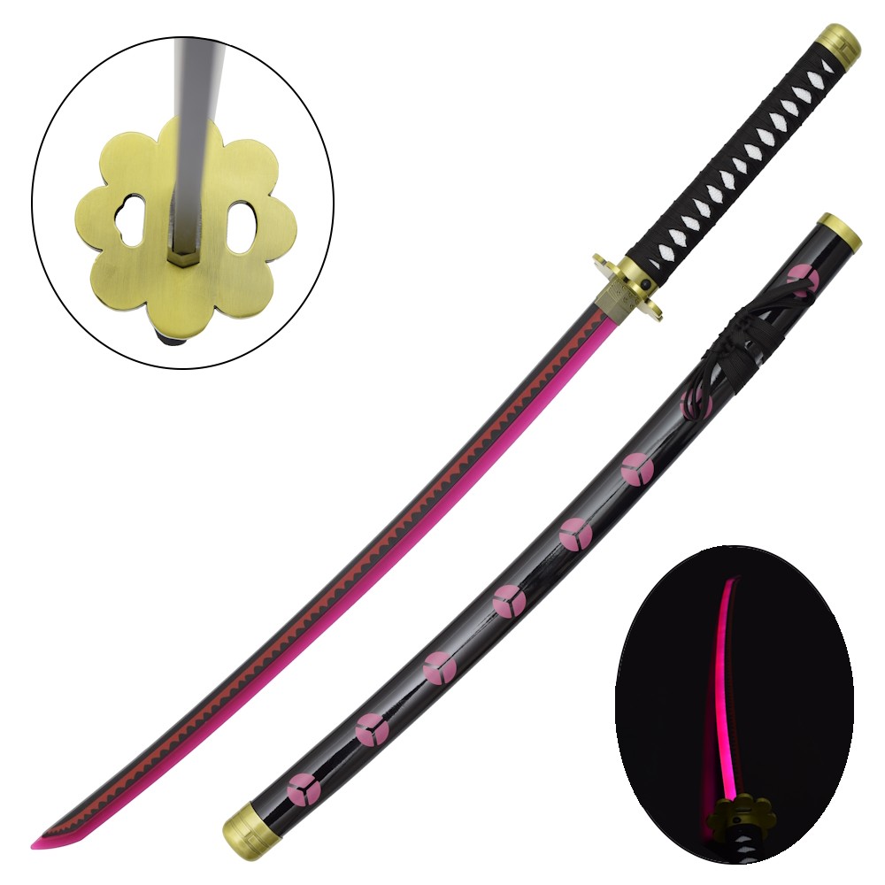 KATANA ORNAMENTALE CON ILLUMINAZIONE LED (ZS511-7GD)