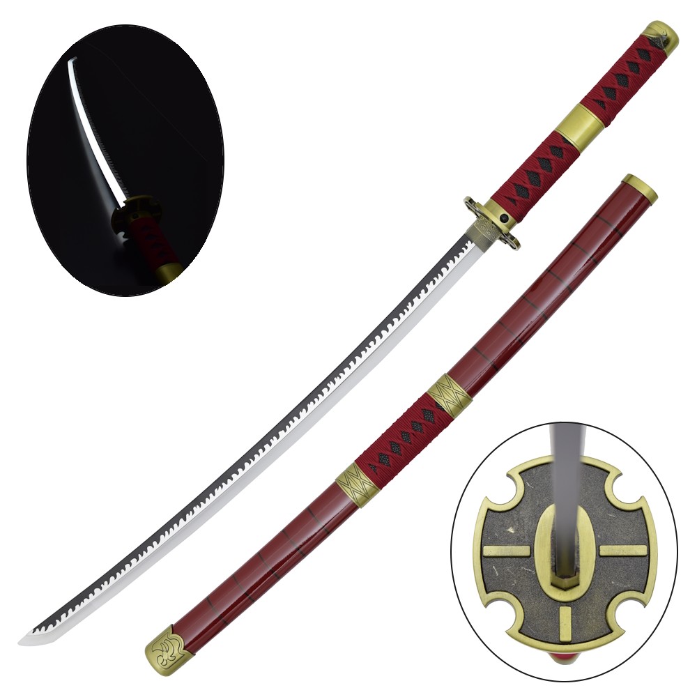 KATANA ORNAMENTALE CON ILLUMINAZIONE LED (ZS513-7GD)