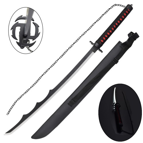 KATANA ORNAMENTALE CON ILLUMINAZIONE LED (ZS542GD)