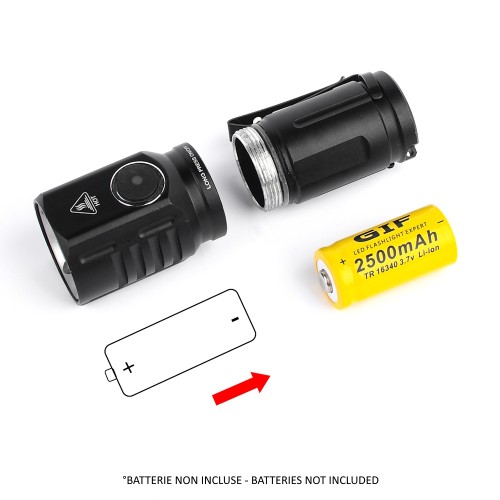 WADSN MINI LED FLASHLIGHT BLACK (WEX682-B)