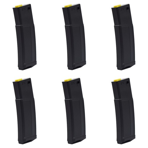 CYMA 6 MID-CAP MAGAZINES BOX DANIEL DEFENSE 230 ROUNDS BLACK (M236)