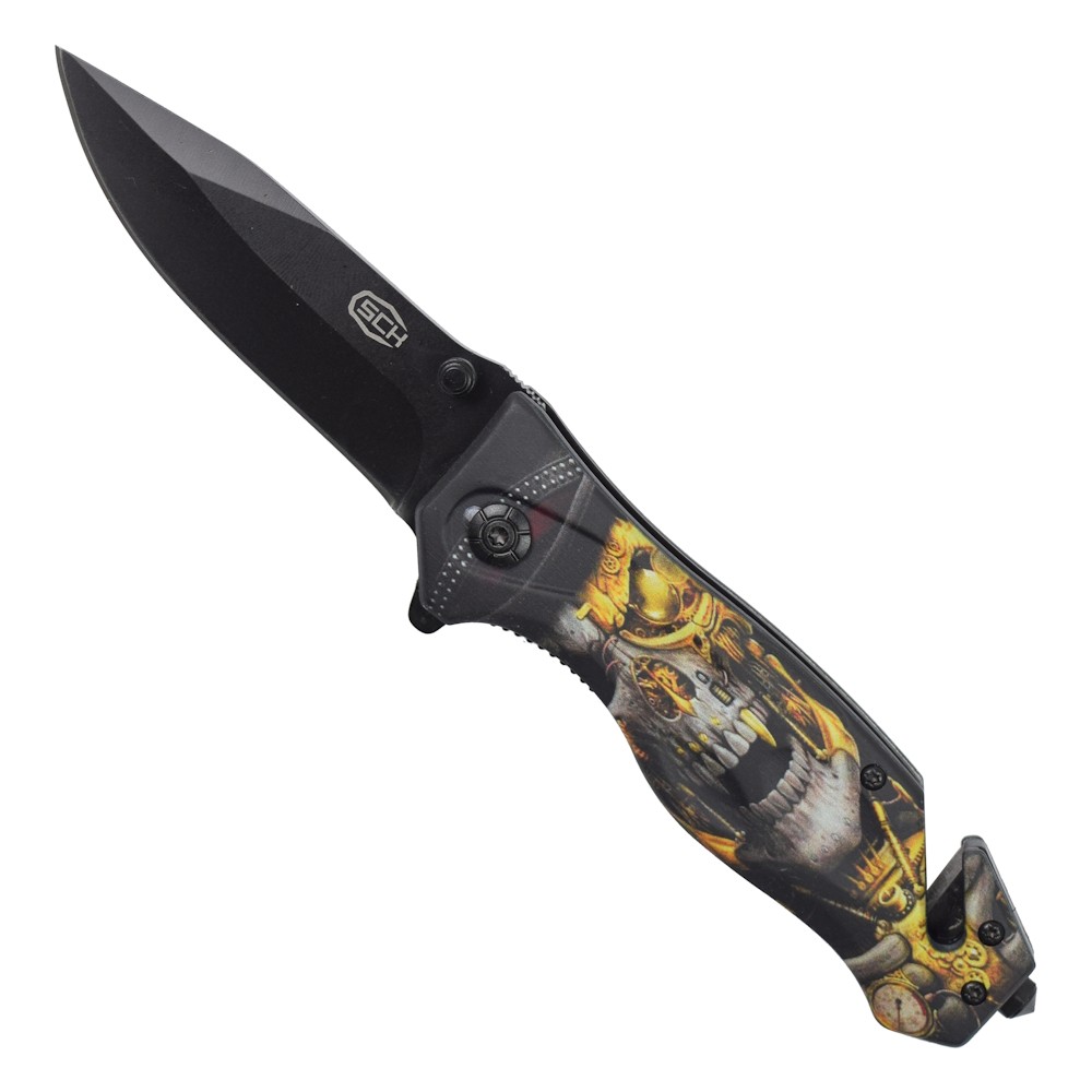 SCK SPRING ASSISTED POCKET FOLDING KNIFE (CW-211)