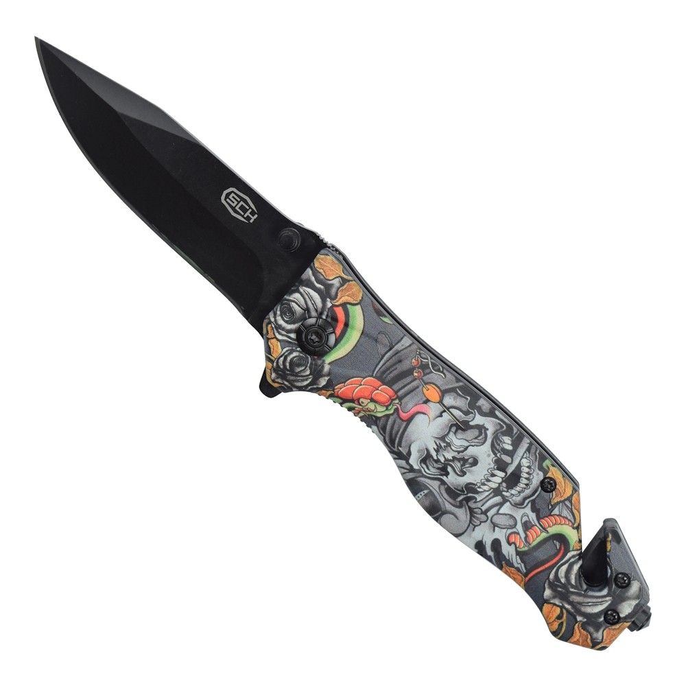 SCK SPRING ASSISTED POCKET FOLDING KNIFE (CW-224)