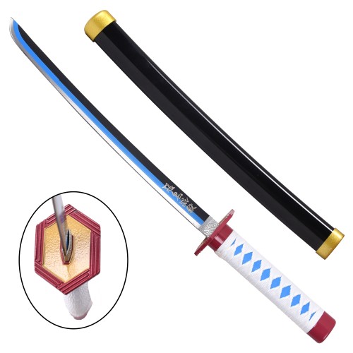 MINI KATANA ORNAMENTALE CON LAMA IN BAMBOO (ZS654-BL-MI-WD)