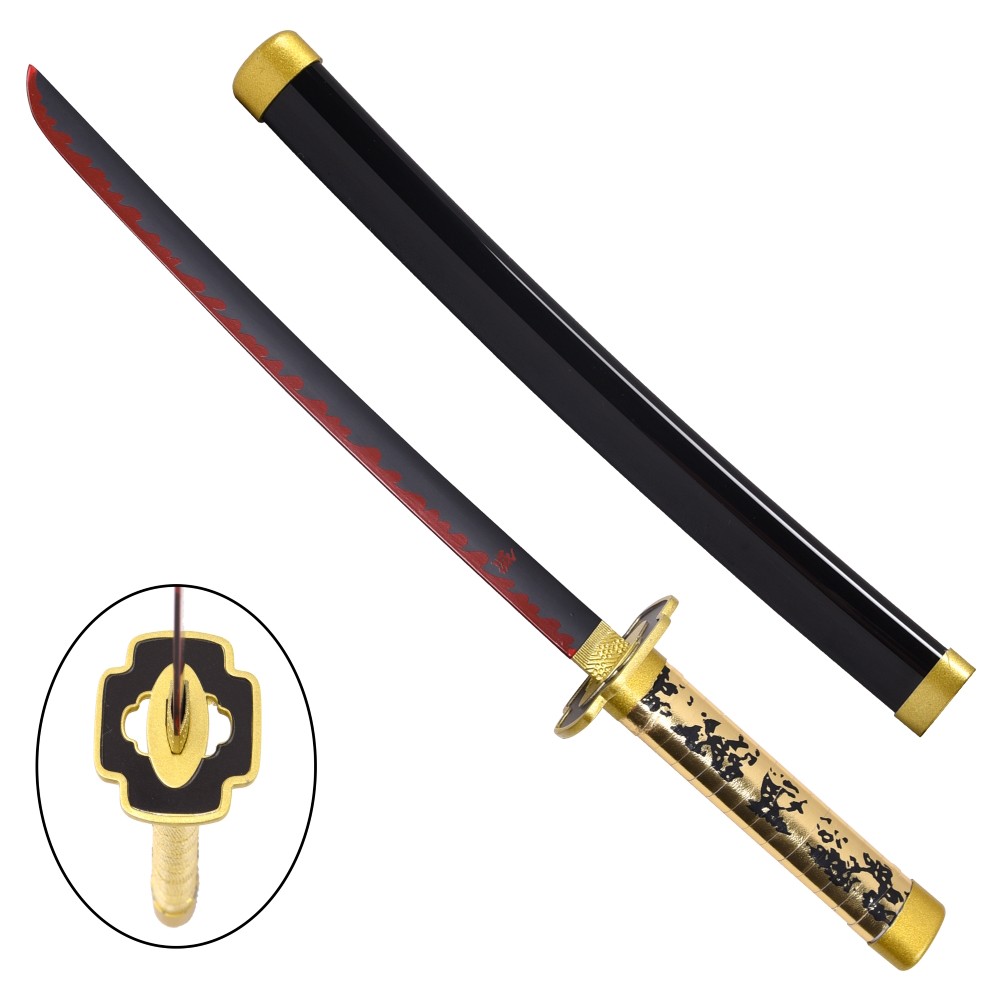 MINI ORNAMENTAL KATANA WITH BAMBOO BLADE (ZS672MI-WD)