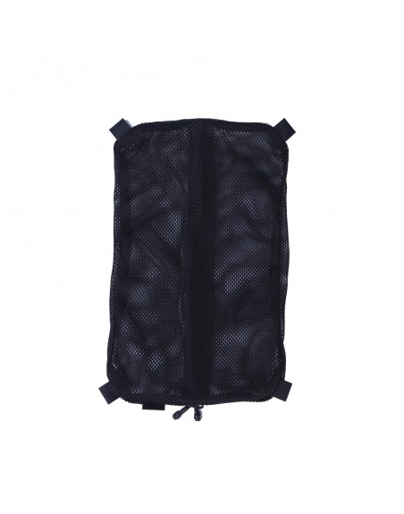 black mesh zipper bag